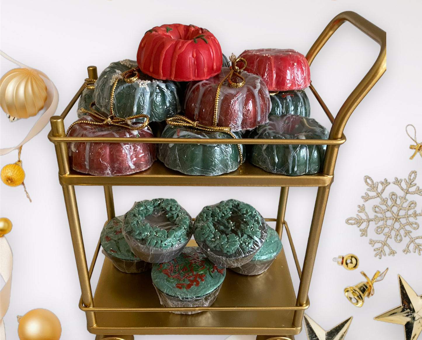 Bundt Cake Soap - Chocolate Mint - SALE