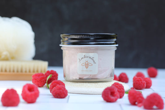 All Natural Organic Raspberry Whipped Body Butter