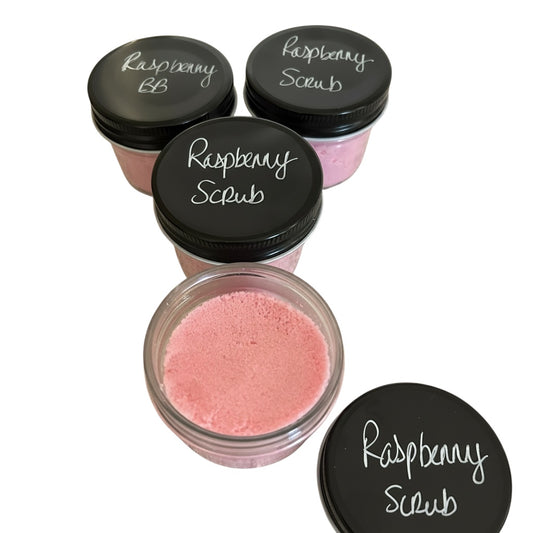 Whipped Raspberry Sugar Scrub