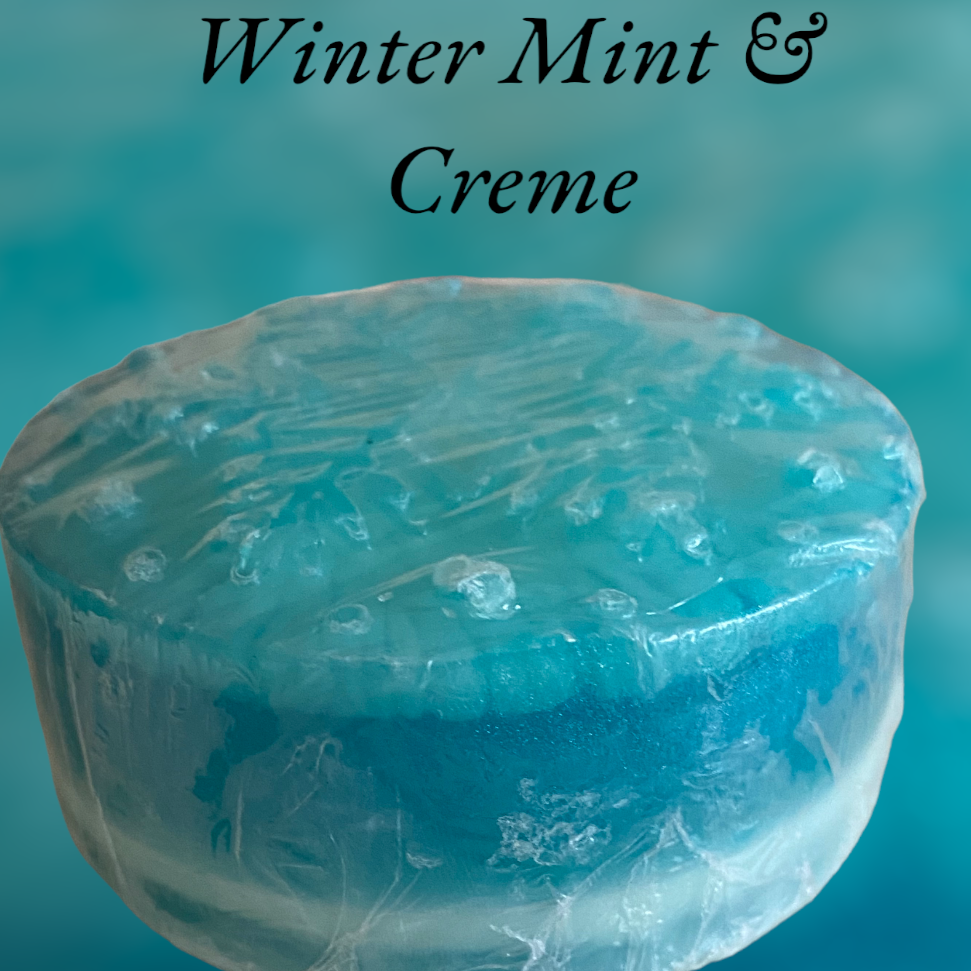Winter Mint Snowflake Soap