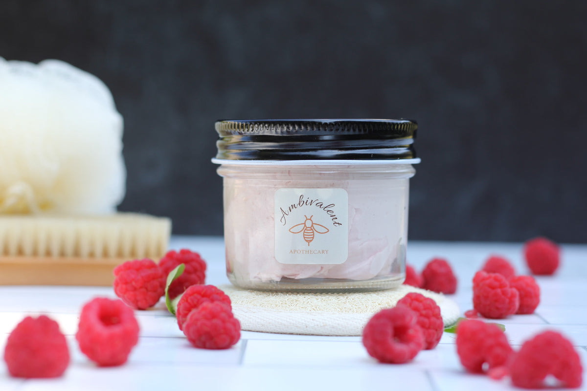 Boot Extracts Body Butter Raspberry All Natural Organic Raspberry Whipped Body Butter – Ambivalent Apothecary