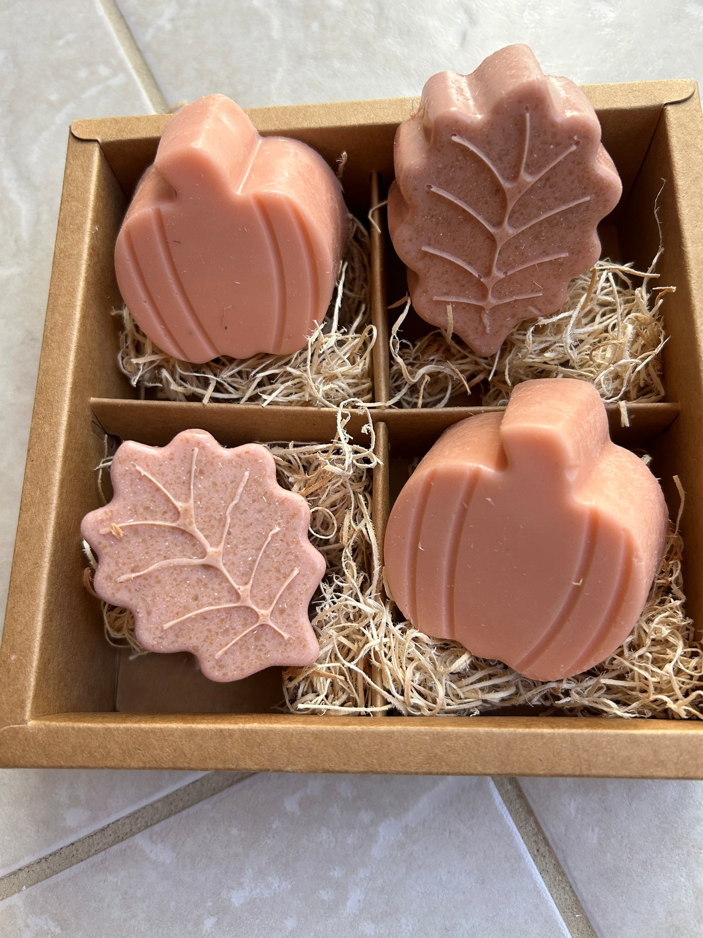 **NEW** 4 Pack Fall Goats Milk Bar Soap - Pumpkin & Apple Cider Scented