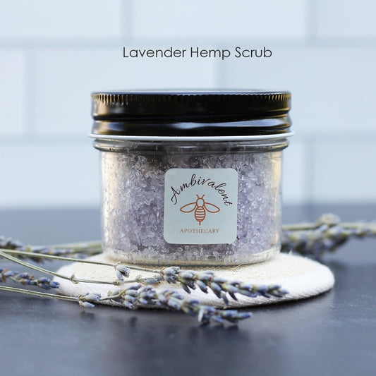 Hemp Lavender Epsom Salt Scrub