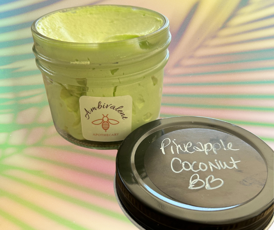 All-Natural Whipped Pineapple Coconut Body Butter